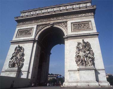 Triumphbogen in Paris