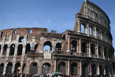 Collosseum in Rom geh�rt zu den Sehensw�rdigkeiten von Rom.